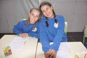 Lección escolar en el pregón de San Roque (Foto TF)